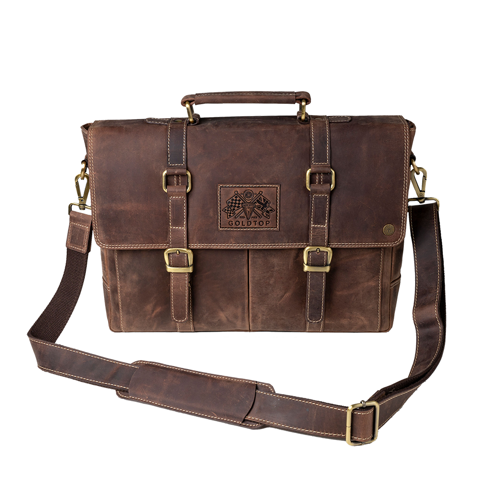 Leather Messenger Bag