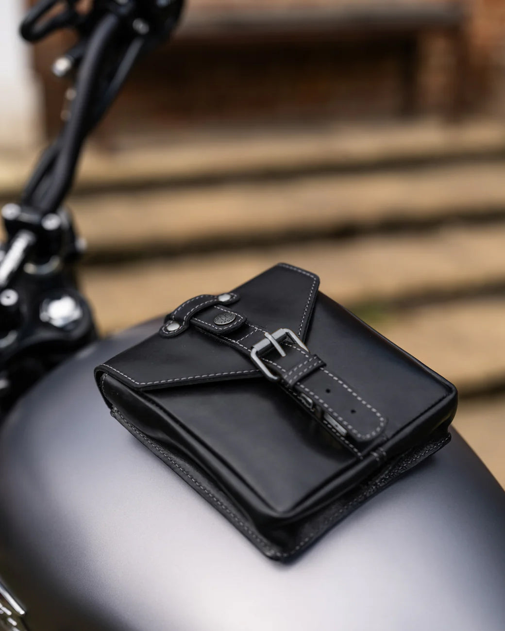 Leather Tank Bag - Small